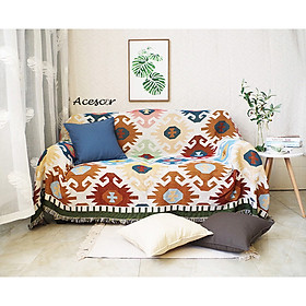 Thảm Chăn Sofa Acescor TVT11 230x180 cm - Phong Cách Scandinavian Bắc Âu, Chăn Phủ Sofa, Thảm Trải Sàn, Trải Bàn, Chăn Đắp, Trang Trí Phòng Khách, Phòng Ngủ, Homestay, Chung Cư (Sofa Blanket Acescor)