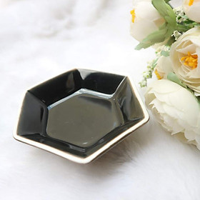 Mua Chén Chấm Sứ Đen Hình Lục Giác - Gốm Sứ Nhật Cao Cấp