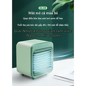 Mua Quạt làm mát hơi nước mini để bàn kết nối USB  nhỏ gọn dễ dàng và tiện lợi - Home and Garden