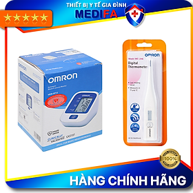 Máy Đo Huyết Áp Bắp Tay Omron HEM 8712 + Tặng 1 Nhiệt Kế Điện Tử Omron MC-246 - Thương Hiệu Số 1 Thế Giới 