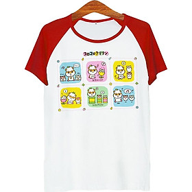 Áo thun tay màu 6 hình Hamster ATCT424