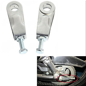 1Pair 15mm Axle Puller Tensioner Wheel Chain Adjuster Pair for Yamaha YBR 125 2008-2016