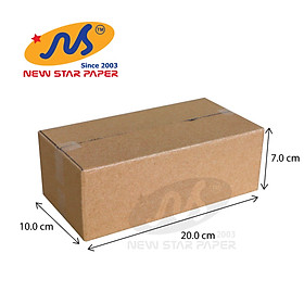 Nơi bán 20x10x7 - Combo 20 thùng giấy gói hàng, thùng carton - Giá Từ -1đ