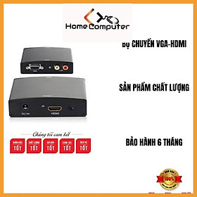 Hình ảnh Bộ Chuyển Đổi - Bộ chuyển VGA sang HDMI Sắt, Tín Hiệu Tốt, Kèm Nguồn Sạc FullBox