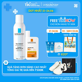 Bộ sản phẩm chống nắng bảo vệ da toàn diện không nhờn rít La Roche-Posay Anthelios Invisible Fluid SPF50+