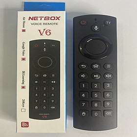 REMOTER GIỌNG NÓI NETBOX CÓ NÚT SỐ BẤM MẬT KHẨU DỄ DÀNG DÙNG CHO TIVI SMART