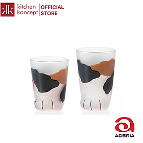 Bộ ly hình chân mèo tam thể Aderia - Coconeco - 2 cái