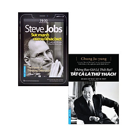 Hình ảnh Combo Không Bao Giờ Là Thất Bại, Tất Cả Là Thử Thách + Steve Jobs - Sức Mạnh Của Sự Khác Biệt (Bộ 2 Cuốn)