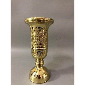 Mua Ống cắm hương .Ống cắm nhang bằng đồng cao 25cm . Ống đựng hương nhang.