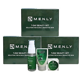 Sample MENLY mini dùng thử 7-10 ngày - kiểm soát nhờn, giảm mụn dùng được cho da nhạy cảm.