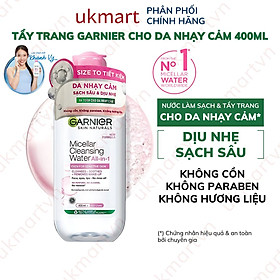 Nước Tẩy Trang làm Sạch Sâu Garnier Micellar Cleansing Water