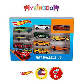 Bộ 10 siêu xe Hot Wheels 54886 - Giao hàng ngẫu nhiên