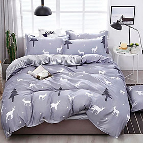 Bộ chăn ga gối Cotton cao cấp 1m6x2m THC096