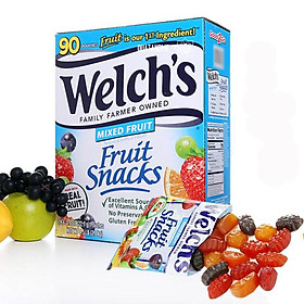 Hình ảnh Kẹo dẻo trái cây hỗn hợp - Welch's Mixed Fruit Snack Chứa Vitamin A,C,E Giúp ăn ngon + bổ + khỏe  (22,7g/gói) - Massel Official
