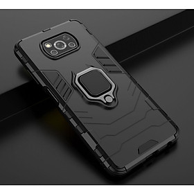 Ốp lưng dành cho Xiaomi POCO X3 NFC iron man chống sốc kèm iring