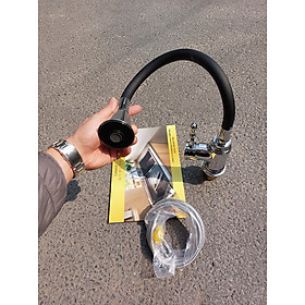 Mua Vòi rửa bát nóng lạnh dây da cần mềm đầu loa chuyển đổi