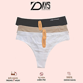 Combo 3 quần lót nữ, quần lót su đúc trơn lọt khe không viền sexy