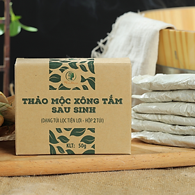 Thảo mộc xông tắm sau sinh Wonmom 50g ( 2 Túi/Hộp )