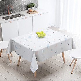 Mua Khăn bàn nhựa pvc chống nước  trang trí bàn ABC01