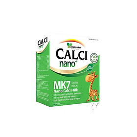 CALCI NANO + - BỔ SUNG CALCI, ACID AMIN, VITAMIN - HỖ TRỢ PHÁT TRIỂN HỆ XƯƠNG - KÍCH THÍCH TIÊU HÓA - GIÚP ĂN NGON