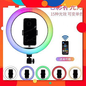 Mua Đèn Livestream RGB LED Nhiều Màu Bán Hàng TIKTOK   Chụp Hình  Make Up Trang Điểm