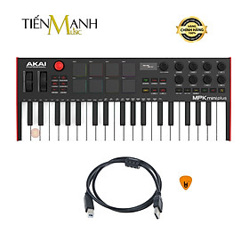 Akai MPK Mini Plus 37 Phím - Midi Compact Keyboard Controller Bàn Phím Sáng Tác Sản Xuất Âm Nhạc Producer Hàng Chính Hãng - Kèm Móng Gẩy DreamMaker