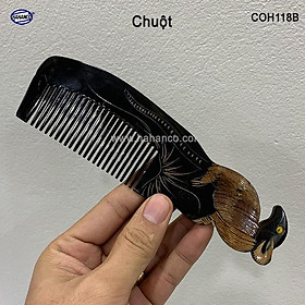 Lược sừng trâu 12 con giáp (Size: L-18cm) ️Quà tặng ý nghĩa cho bạn bè, người thân