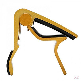 2xAlloy Guitar Capo Quick Change Clamp Key Acoustic Adjusting Ukulele Folk