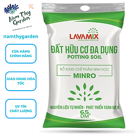 Hình ảnh Đất sạch LAVAMIX (6.5 dm3) khoảng 2kg7/bao, giàu dinh dưỡng trồng rau sạch, hoa kiểng, cây cảnh, cây ăn trái