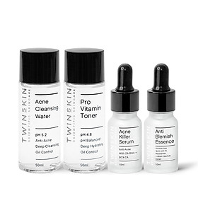 BỘ KIT HỖ TRỢ TRỊ MỤN TIỆN LỢI VÀ TOÀN DIỆN - Acne Treatment System with BioGenic Sallic 210 + BCX-CA