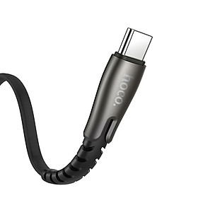 Mua Cáp Hoco Lightning U58 Dây Nylon Siêu Bền Chống Rối 1.2M ( Đen) - Hàng Chính Hãng
