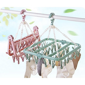 Mua Móc chùm phơi quần áo  đồ baby  tã  đồ nhỏ 32 kẹp