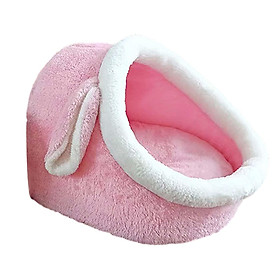 Cat Bed Cat House Warm Washable Soft Plush Anti Slip Cute Cat Nest Pet Tent for Cats or Small Dogs Puppy Rabbits