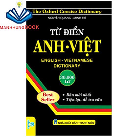 Sách - Từ điển Anh Việt (30.000 từ).