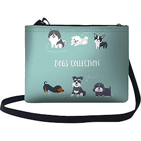 Túi Đeo Chéo Nữ In Hình Dogs Collection - TUCT267