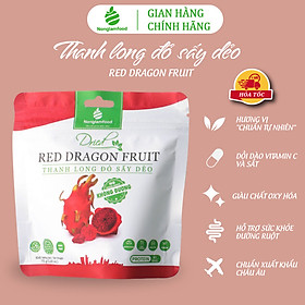 Thanh Long đỏ sấy dẻo Nonglamfood túi 75g | Ăn vặt tốt cho sức khỏe | Healthy Snack | Ăn vặt văn phòng