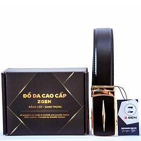 Thắt Lưng Nam Cao Cấp Z Gen - Dây Nịt Nam Da Bò - Khóa Lăn Mặt Hợp Kim Không Gỉ - Phong Cách Lịch Lãm Sang Trọng - Nhiều Mẫu Lựa Chọn - Đóng Hộp Thiết Kế Cao Cấp