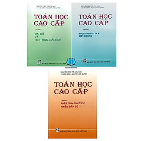 Sách - Combo 3 cuốn Toán học cao cấp (DN)