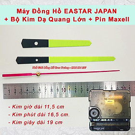 Máy Đồng Hồ KIM TRÔI CAO CẤP EASTAR – Kim DẠ QUANG (*) - Bảo Hành 1 Năm – Tặng Pin Maxell