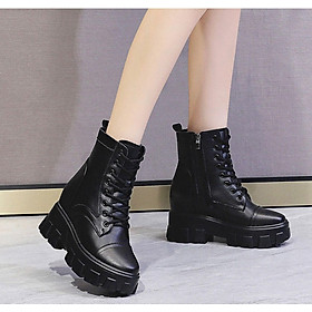 Giày Boots Cao Cấp da thật 10cm PBOD766-4051