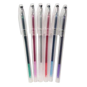 6x Soluble Pen Tailor Vanishing Fabric Marker DIY Embroidery Cross-stitch Crafts