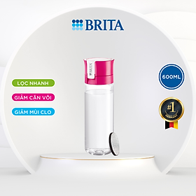 Bình Lọc Nước BRITA Vital Pink - 600ml (Kèm Microdisc)