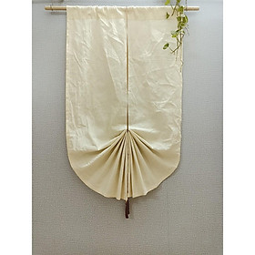 Mua 1 rèm vải canvas mỏng trang trí cửa sổ cửa kính độc đáo phối tua rua