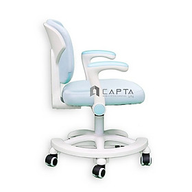 Mua Ghế xoay trẻ em màu xanh dương CE1013-M Nội thất Capta Ghế ngồi học bài màu xanh dương cho bé trai lưng lưới nệm vải có tay tựa màu trắng