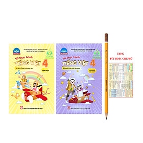 Combo Vở thực hành Tiếng Việt 4 tập 1+ 2 (Bộ sách Chân trời sáng tạo ) - Chân Vĩ