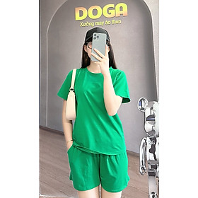 Sét Đồ Bộ nữ chất thun thái M,L,XL mát lạnh ,mềm mịn không xù lông DB01 siêu sang 6 màu trẻ trung