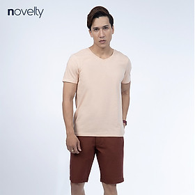 Áo thun nam Novelty cổ tim 190233