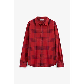 Áo Sơ Mi Flannel Kẻ Caro ROUTINE Nhãn Trang Trí Form Loose - 10F23SHL028 | LASTORE MENSWEAR