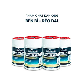 Combo 4 hộp Tinh Chất Hàu Biển Goodhealth Oyster Plus 30 Viên - Giúp Tăng Cường Sinh Lý - Cải Thiện Chất Lượng Tinh Trùng - Hàng Chính Hãng New Zealand
