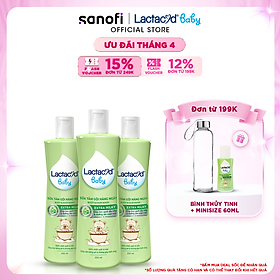 Bộ 3 chai Sữa Tắm Gội Trẻ Em Lactacyd Baby Extra Milky Làm Sạch Dịu Nhẹ và Dưỡng Ẩm Vượt Trội 250ml/chai